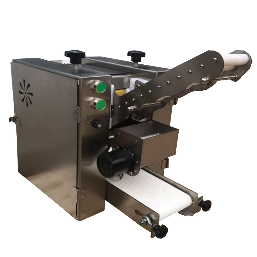 Table top dumpling skin wrapper forming machine