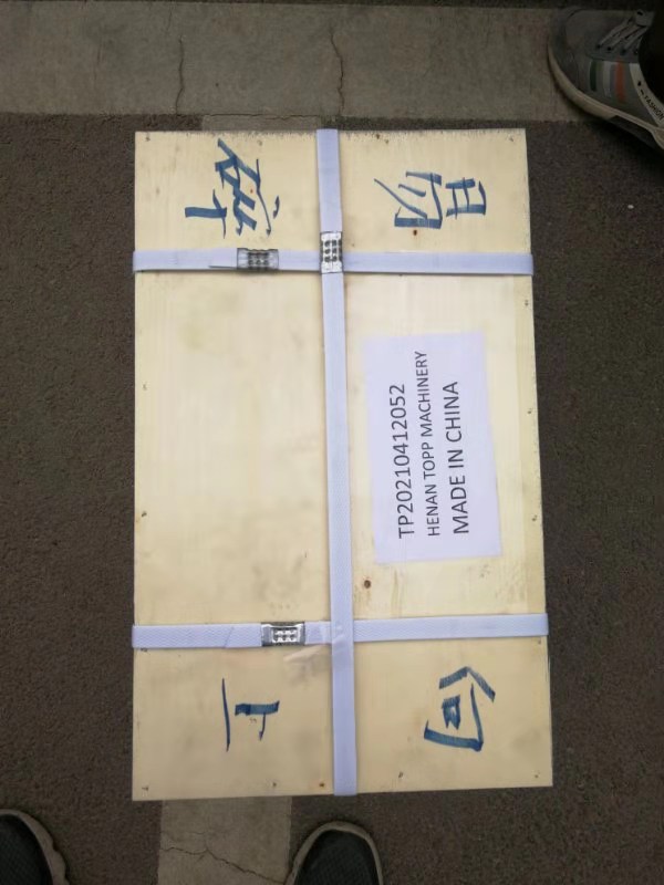 Orange peeling machine set shipped to Dominica