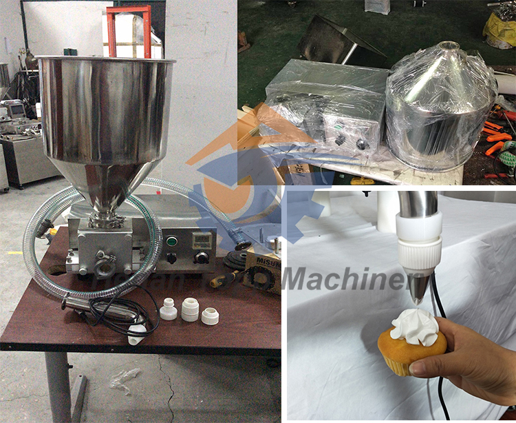 Cream filling machine for Australian customer