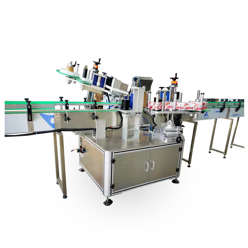 Automatic bottle labeling machine