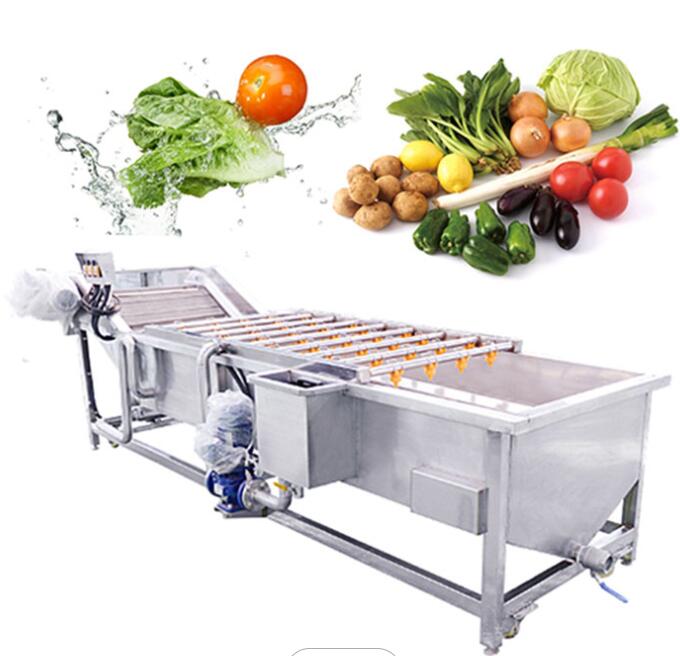 Air bubble fruit vegetable washing machine