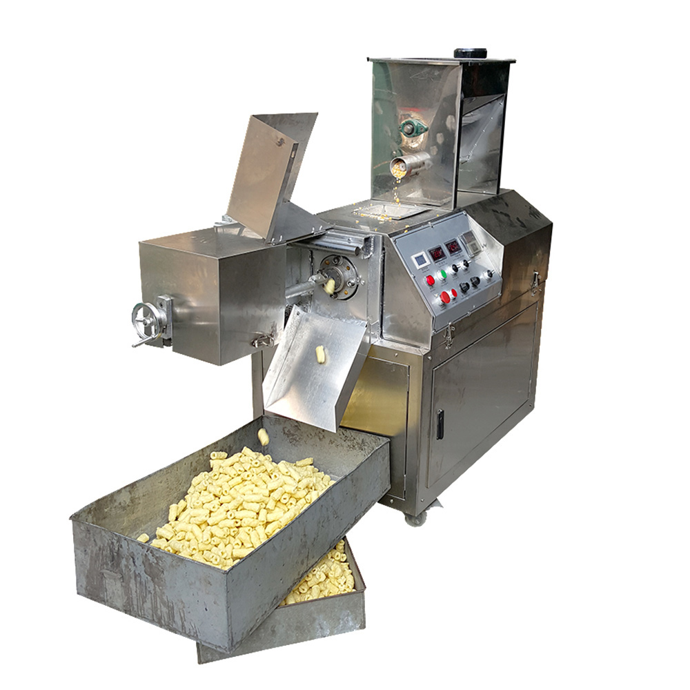 corn puff snack extruding machine