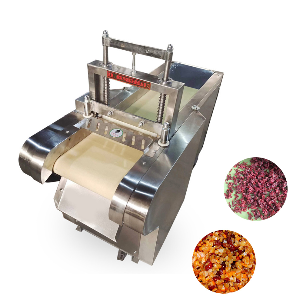 Preserved fruit dicing machine