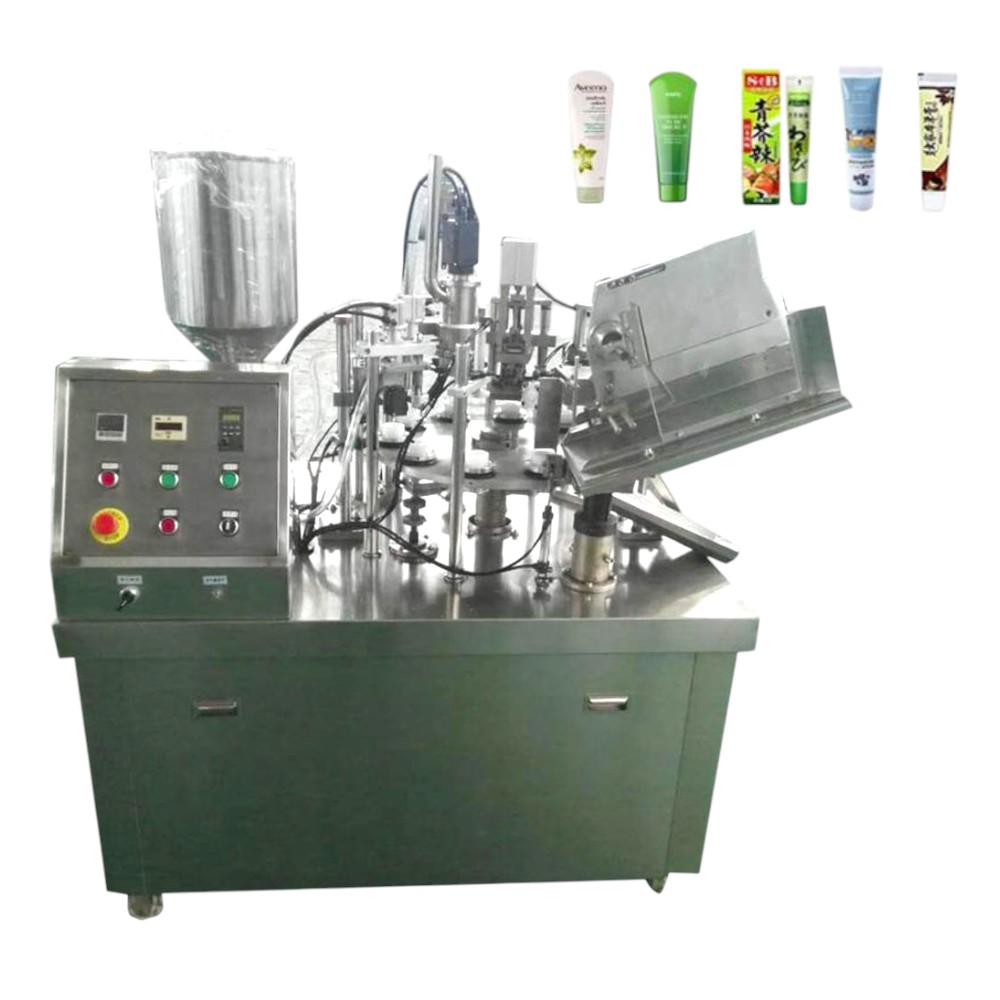 Half automatic hose filling and sealing machine