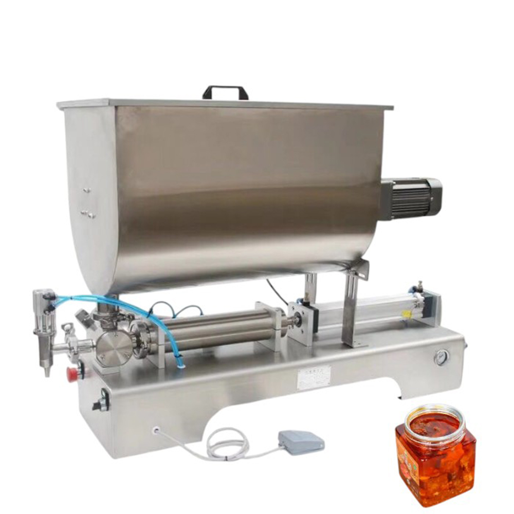 U-shaped horizontal stirring paste filling machine